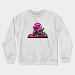 Go Kart Girl Racer Crewneck Sweatshirt